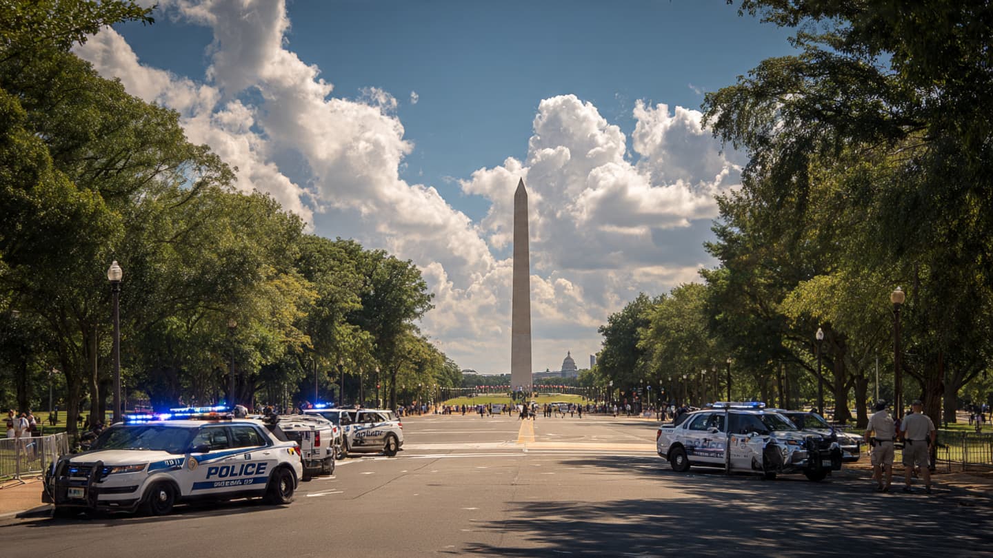 When Stillness Breaks Near a Monument, Security Moves Swiftly When Stillness Breaks Near a Monument, Security Moves Swiftly