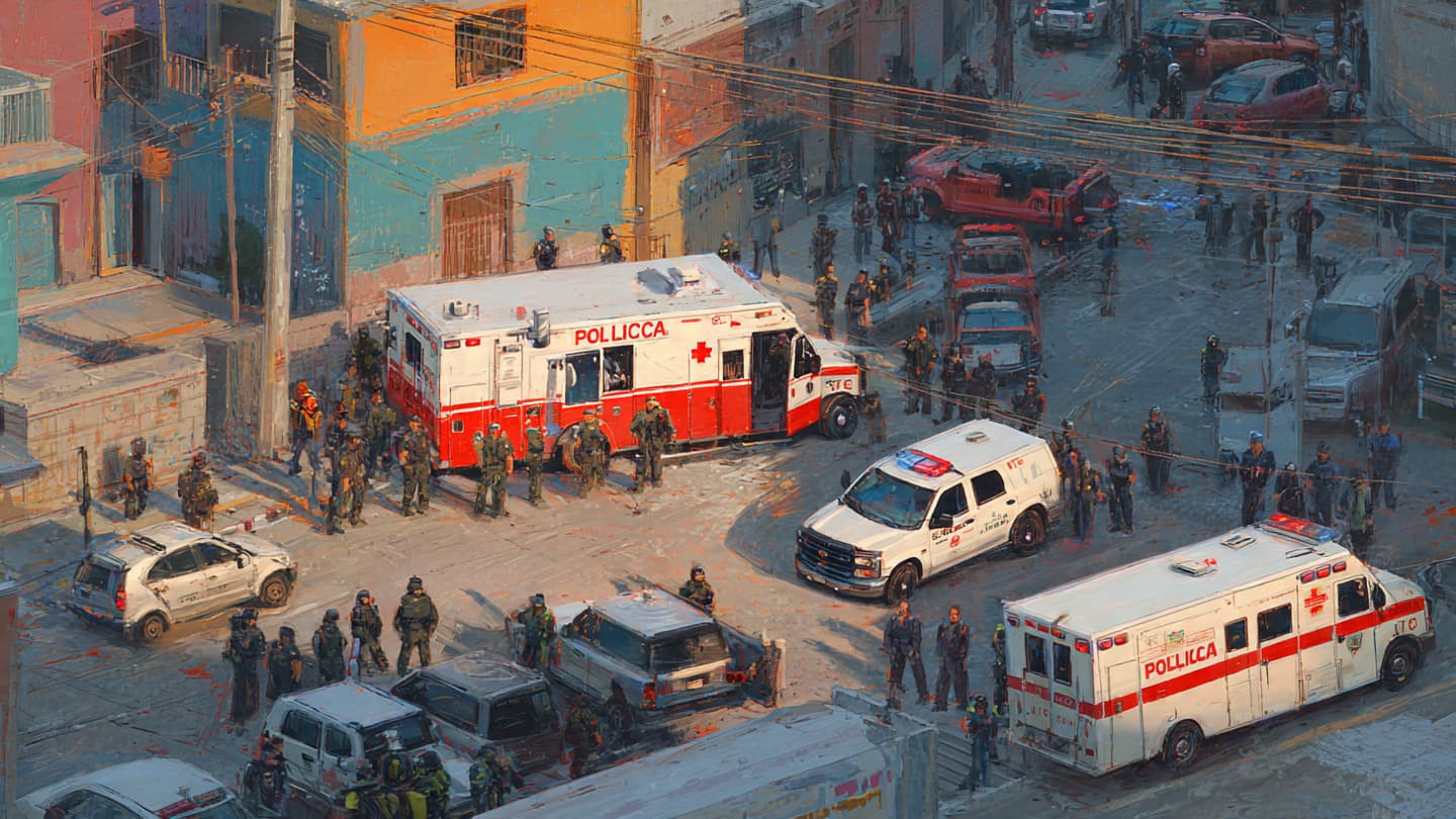 Between Flashing Patrol Lights And Empty Roads, Guanajuato Faced Another Violent Confrontation Yesterday Evening Between Flashing Patrol Lights And Empty Roads, Guanajuato Faced Another Violent Confrontation Yesterday Evening