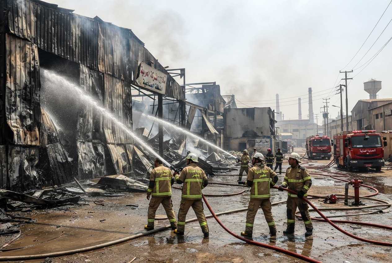 Mahalla El Kubra Fire: Textile Factory Blaze Traps Night Shift Workers Causing Three Deaths Mahalla El Kubra Fire: Textile Factory Blaze Traps Night Shift Workers Causing Three Deaths