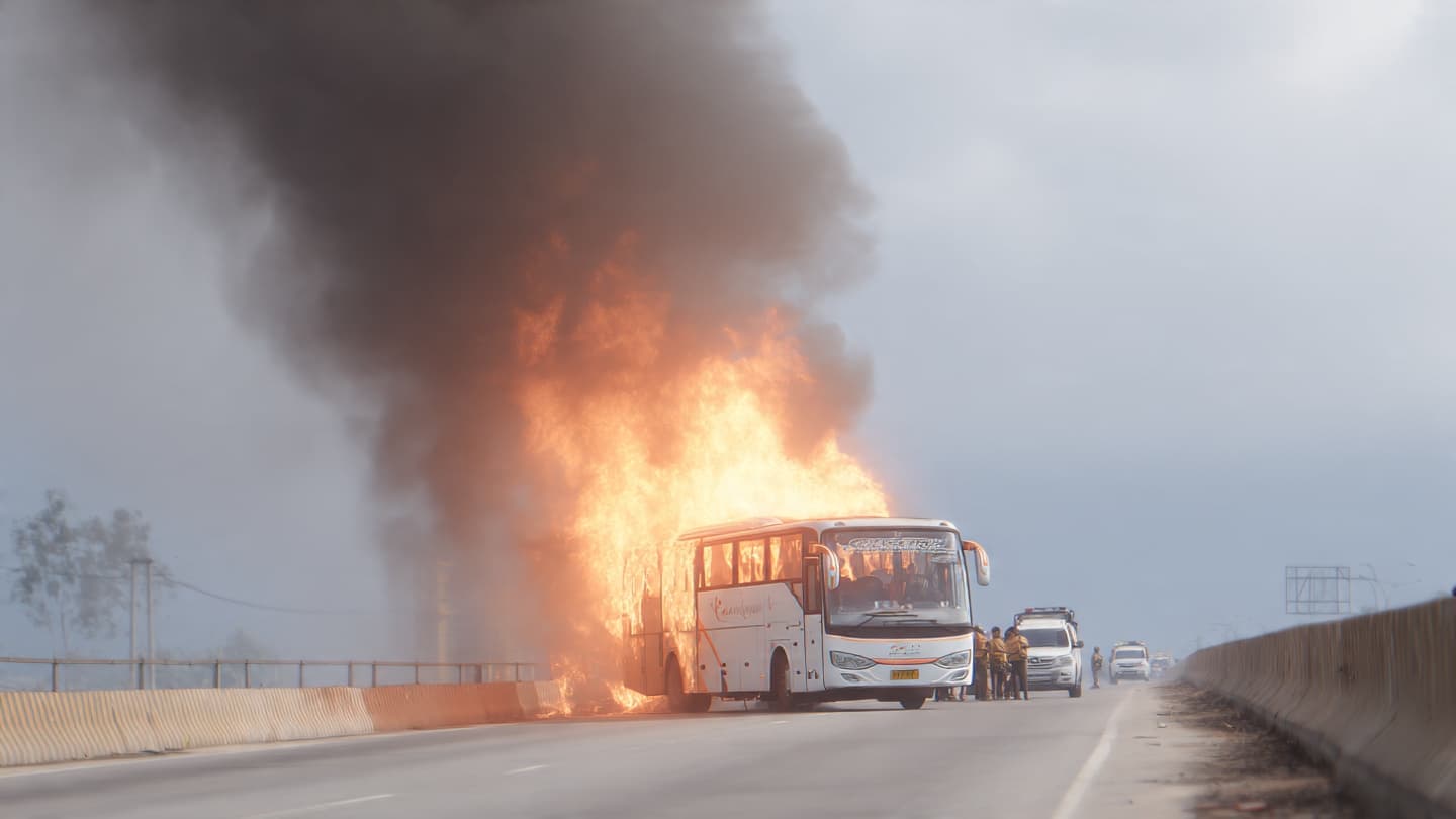 When the Highway Suddenly Became a Sea of Fire in Balikpapan When the Highway Suddenly Became a Sea of Fire in Balikpapan