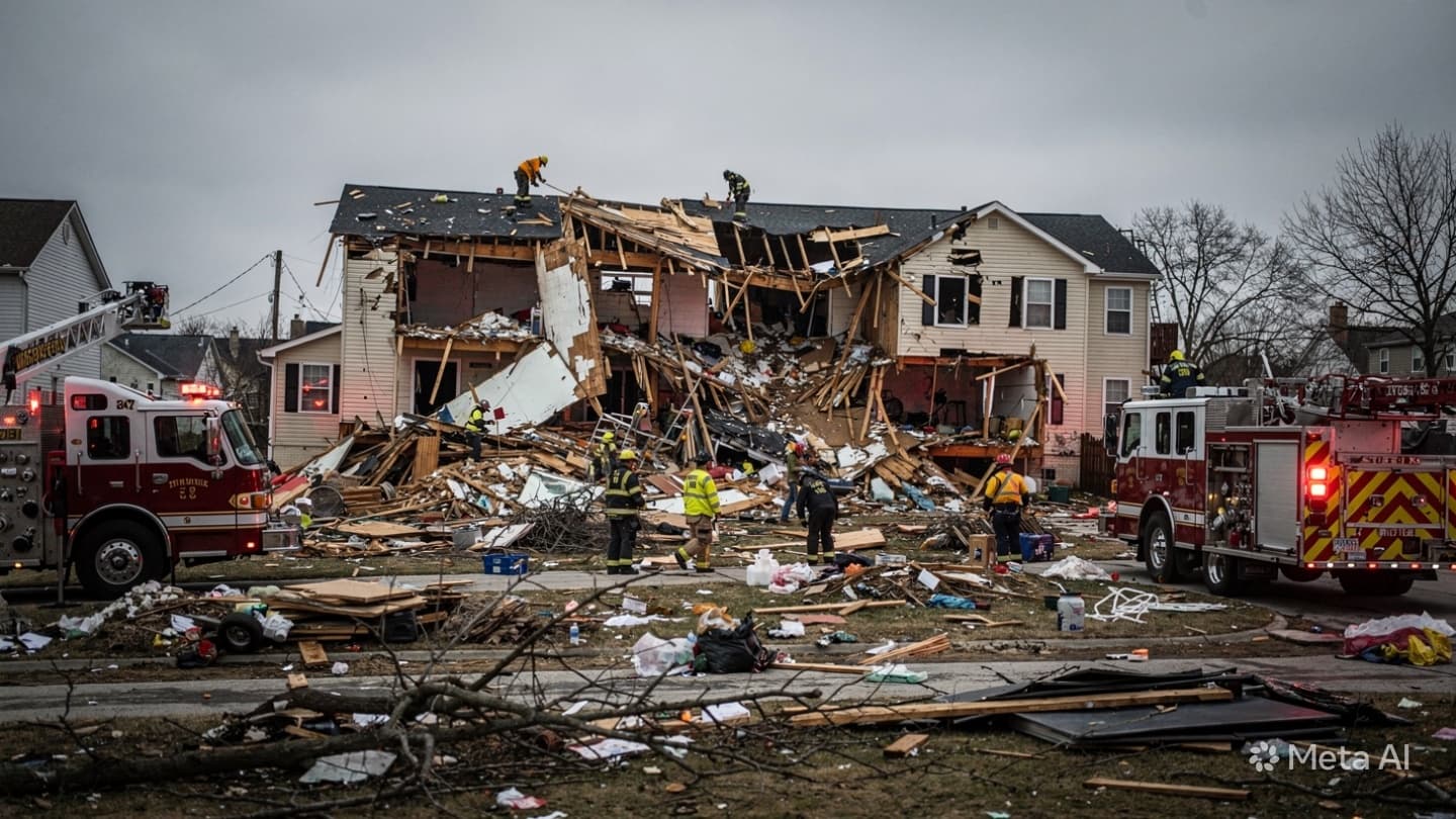 Midwest Storm, July 5: Structural Collapse Leaves One Dead as Emergency Crews Search Damaged Neighborhoods Midwest Storm, July 5: Structural Collapse Leaves One Dead as Emergency Crews Search Damaged Neighborhoods