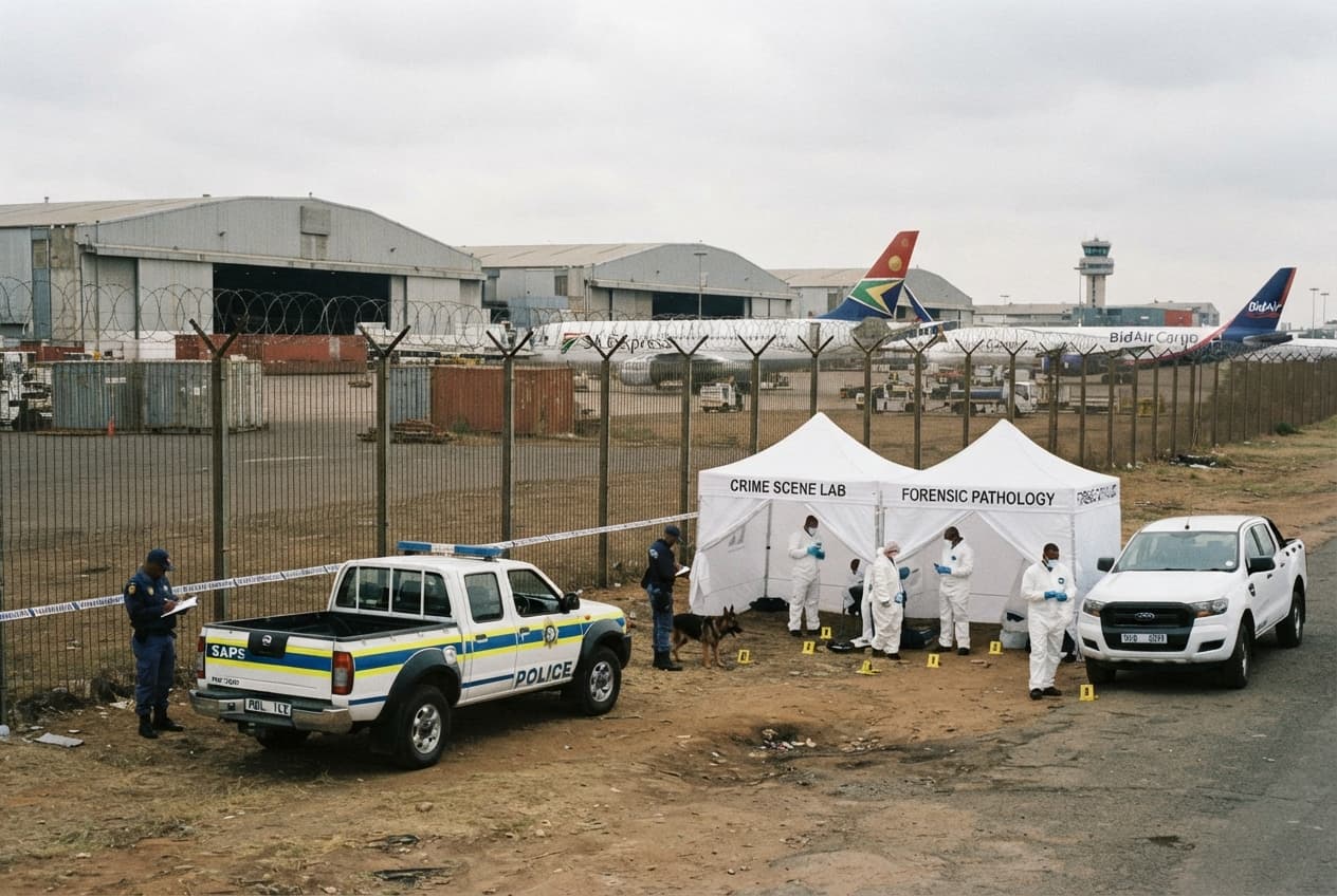 Airport Perimeter Horror, Johannesburg: Police Uncover Five More Bodies Amid Growing Serial Murder Panic Airport Perimeter Horror, Johannesburg: Police Uncover Five More Bodies Amid Growing Serial Murder Panic