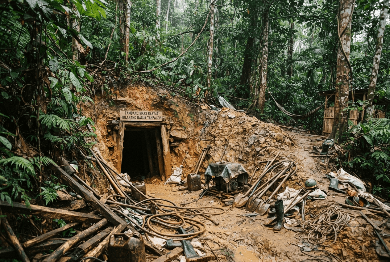 Four Dead in Kalimantan: Illegal Mining Tunnel Collapse Results in Major Tragedy Early Today Four Dead in Kalimantan: Illegal Mining Tunnel Collapse Results in Major Tragedy Early Today