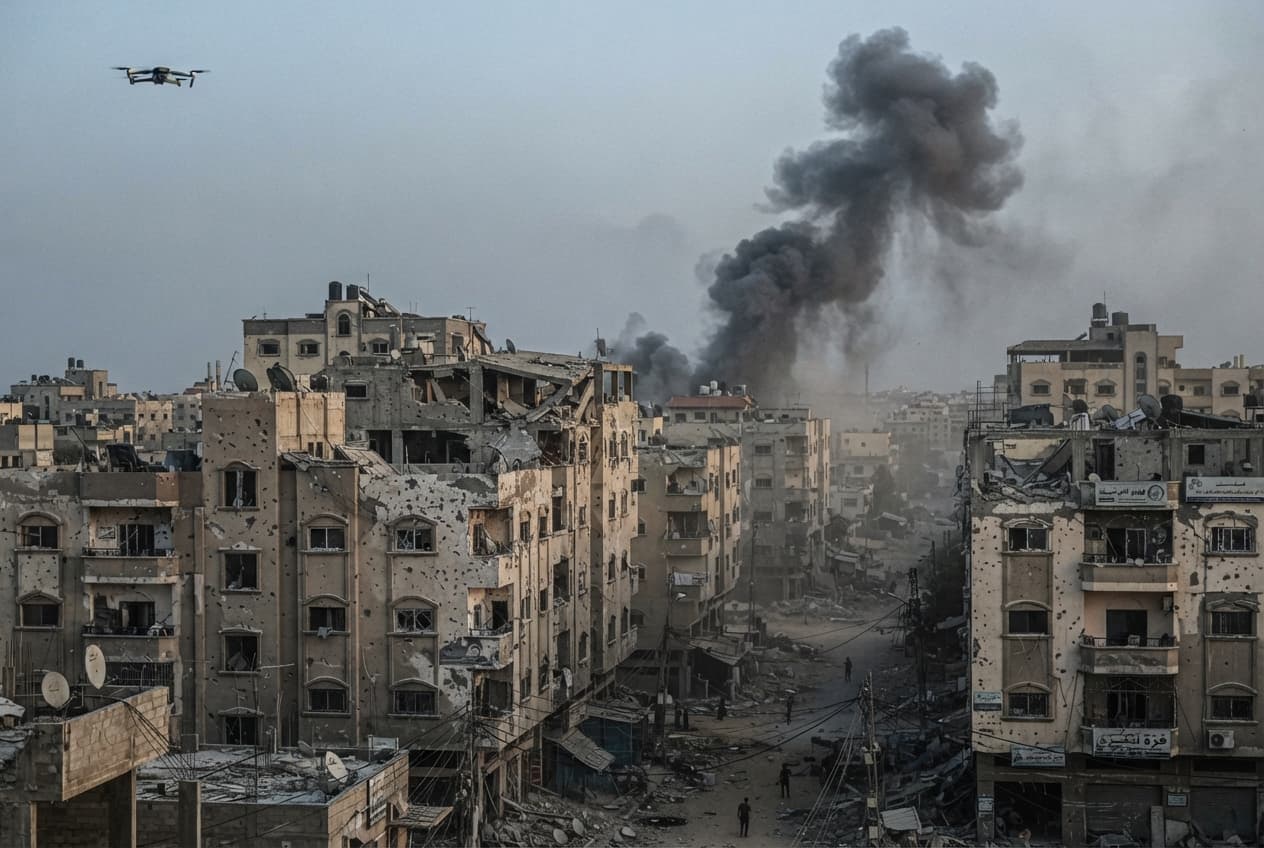 Military Offensive Alert: Gaza Encounters Intense Drone Activity As Tanks Advance Toward Key Highways Military Offensive Alert: Gaza Encounters Intense Drone Activity As Tanks Advance Toward Key Highways
