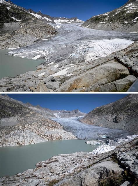 Swiss Glaciers Lose More Than 5% of Ice After Record Heatwave Swiss Glaciers Lose More Than 5% of Ice After Record Heatwave