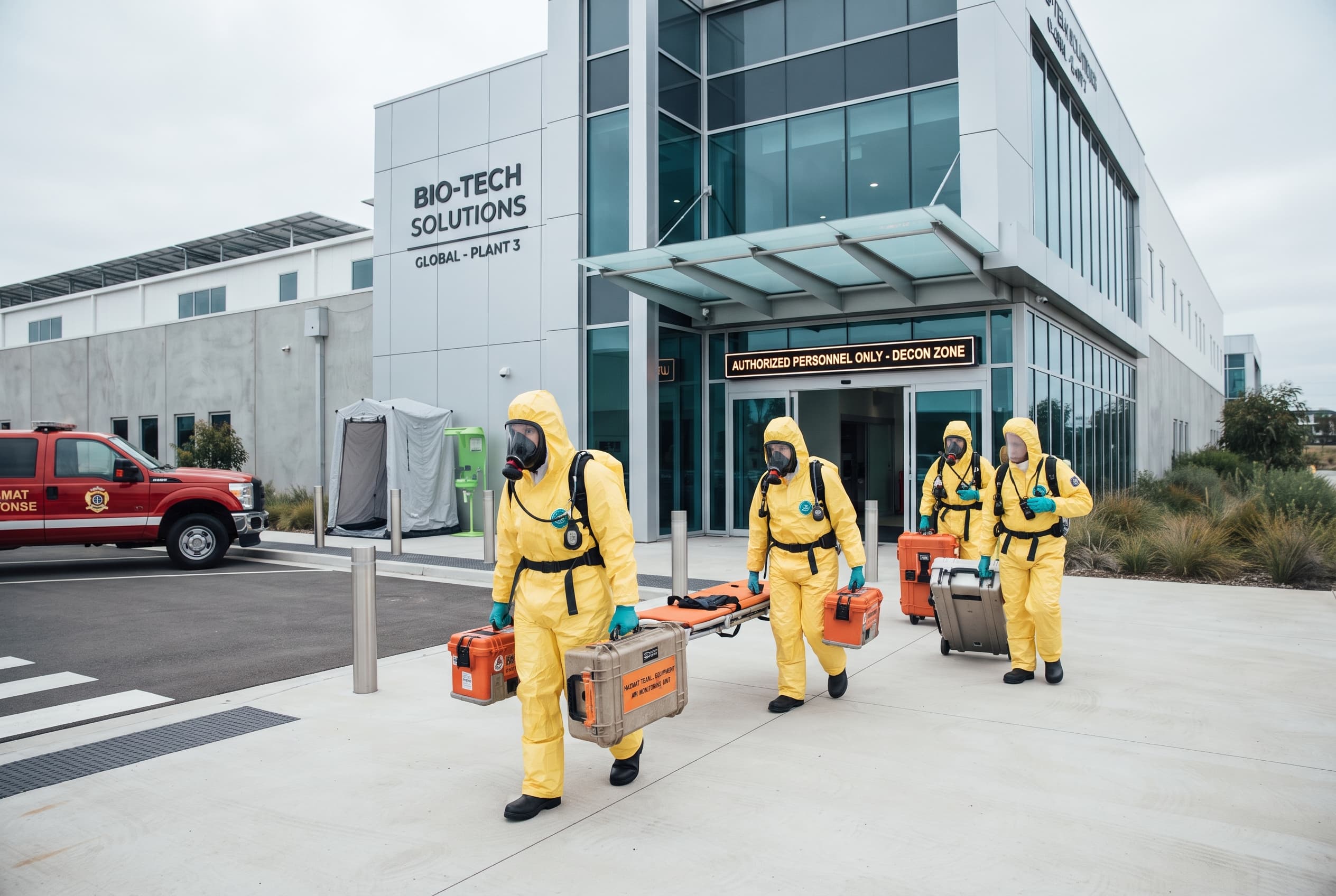 Factory Chemical Leak in Eastern Germany: Fourteen Workers Hospitalized for Inhalation Injuries Factory Chemical Leak in Eastern Germany: Fourteen Workers Hospitalized for Inhalation Injuries