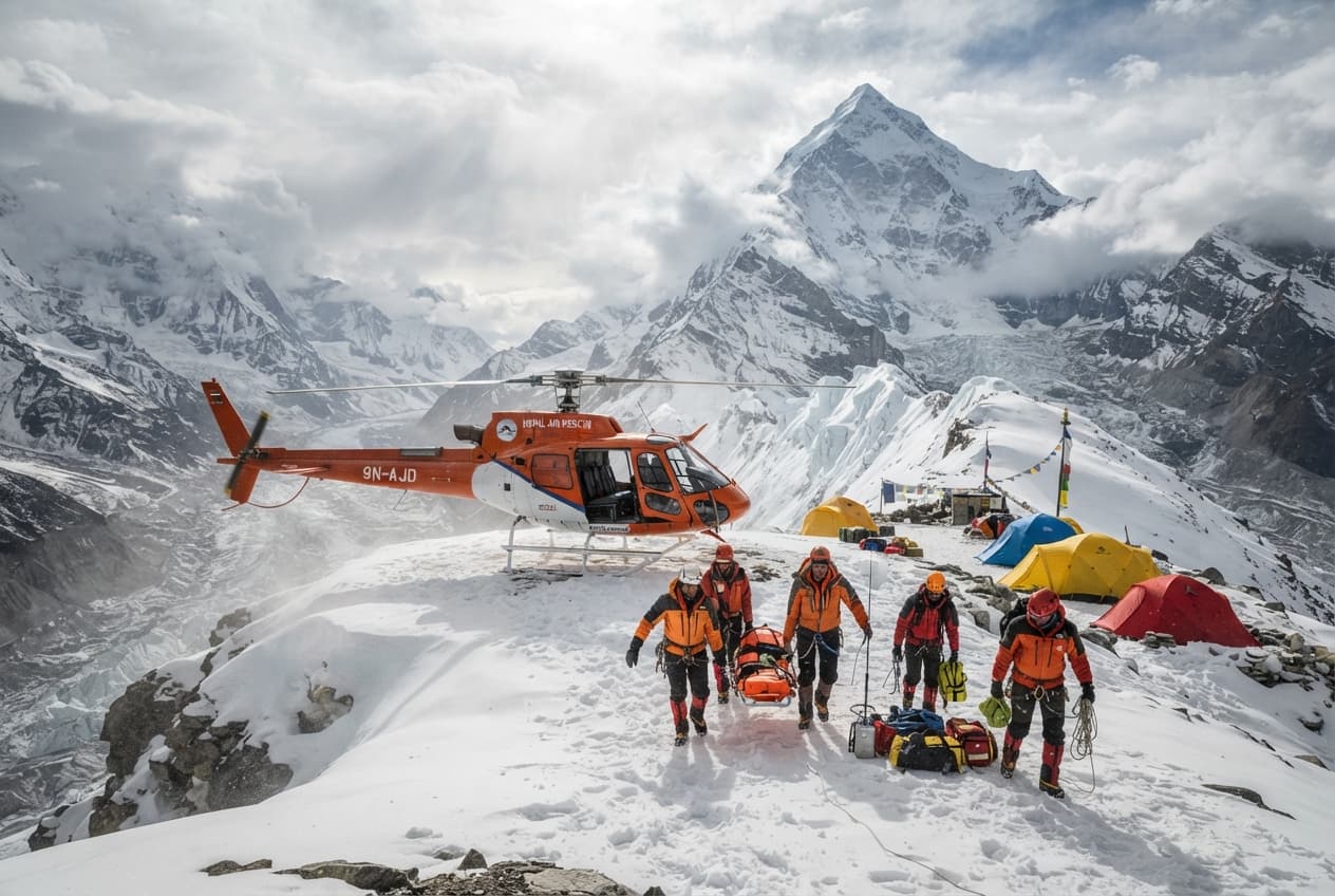 Himalayan Disaster, Nepal: Ten Local Workers Missing After Avalanche Strikes Himlung Himal Base Camp Himalayan Disaster, Nepal: Ten Local Workers Missing After Avalanche Strikes Himlung Himal Base Camp