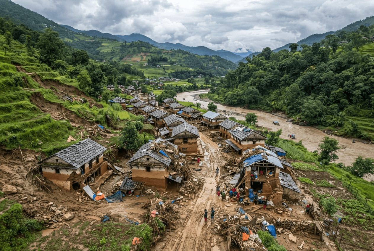 Bagmati Province Monsoon Crisis: Devastating Floods And Landslides Leave Fifty Dead Across The Region Bagmati Province Monsoon Crisis: Devastating Floods And Landslides Leave Fifty Dead Across The Region