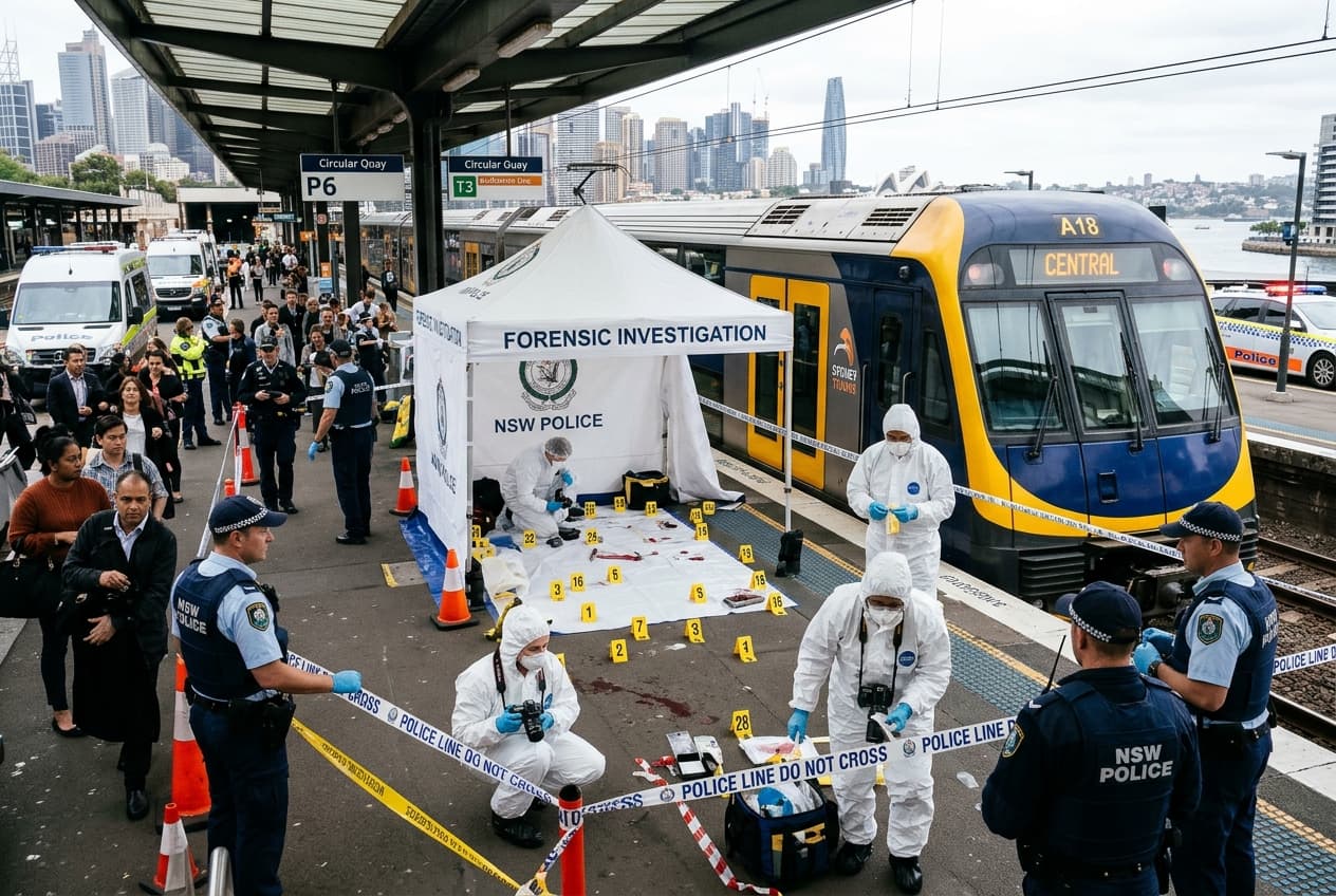Unprovoked Stabbing At Sydney Train Station Kills One Commuter, Police Arrest Suspect Quickly Unprovoked Stabbing At Sydney Train Station Kills One Commuter, Police Arrest Suspect Quickly