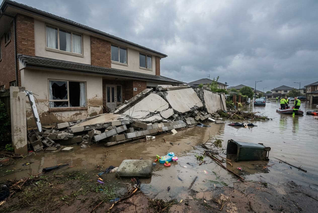 Northern Emirates Wall Collapse: Heavy Out-Of-Season Downpours Crush One Resident Northern Emirates Wall Collapse: Heavy Out-Of-Season Downpours Crush One Resident