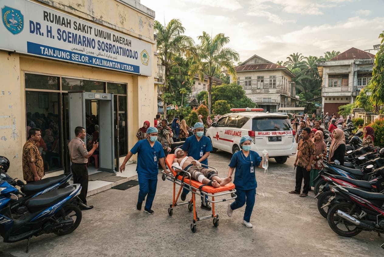 Kalimantan Waters Crisis: Speedboat Engine Explosion Leaves Five Injured During Passenger Transit Routine Kalimantan Waters Crisis: Speedboat Engine Explosion Leaves Five Injured During Passenger Transit Routine