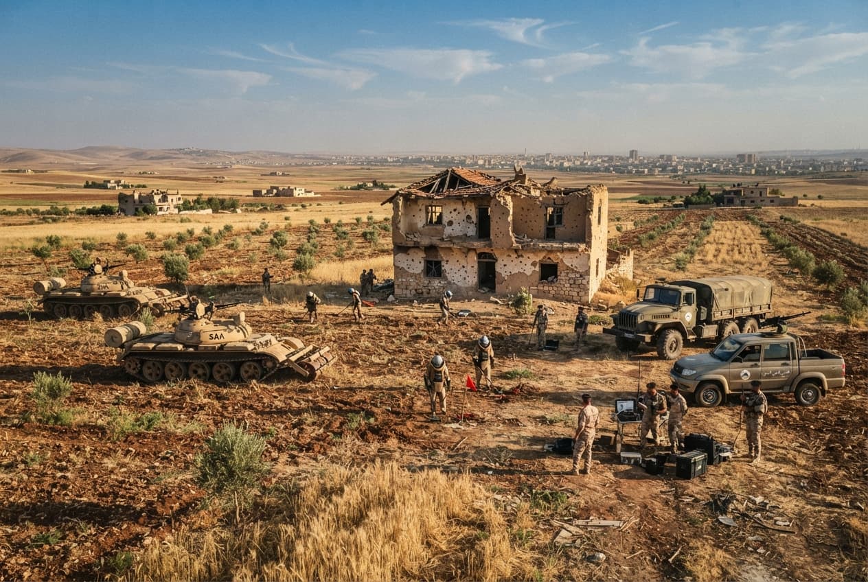 Two Children Killed in Rural Homs: Unexploded Ordnance Detonation Shocks District Two Children Killed in Rural Homs: Unexploded Ordnance Detonation Shocks District