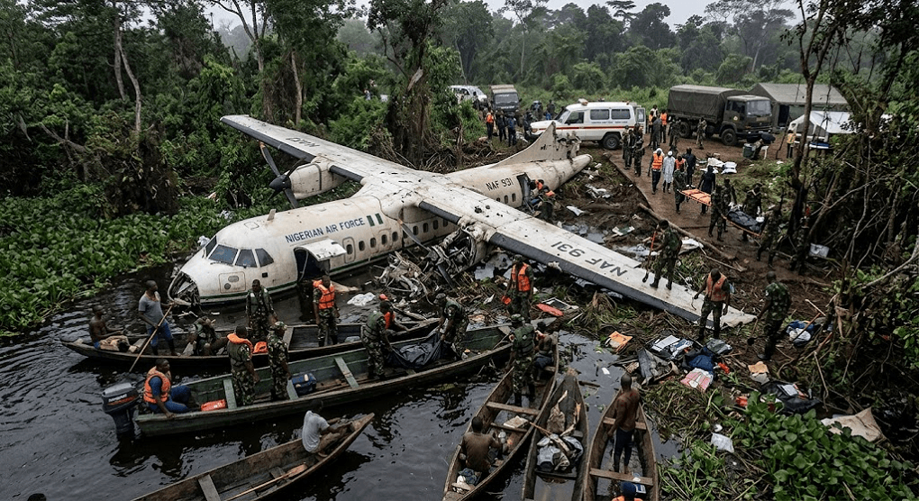 Nigerian Air Force Plane Crash Kills 32, Including 25 Passengers and 7 Crew Nigerian Air Force Plane Crash Kills 32, Including 25 Passengers and 7 Crew