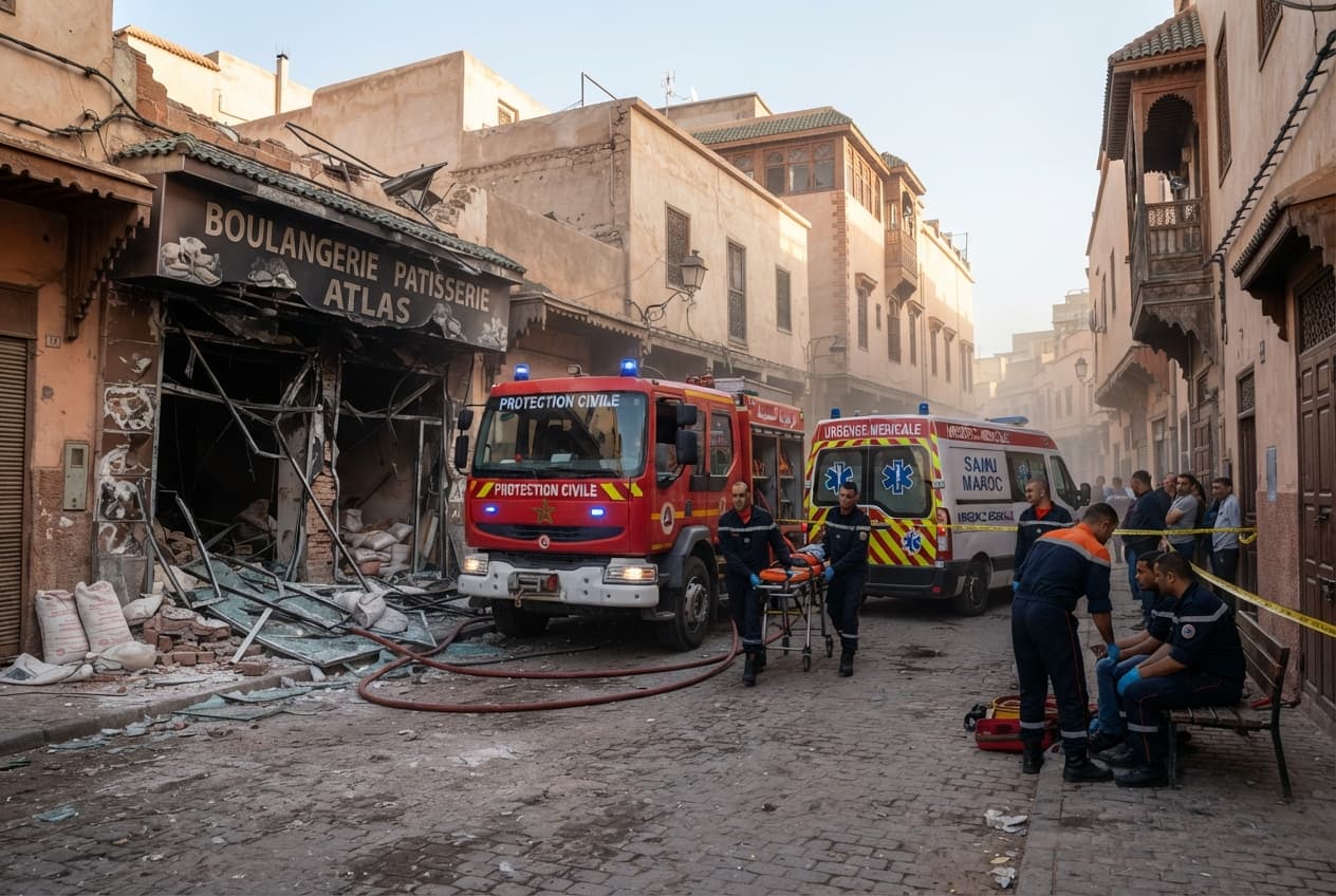 Gas Cylinder Blast in Bakery: Three Bakers Killed During Explosion in Morocco Today Gas Cylinder Blast in Bakery: Three Bakers Killed During Explosion in Morocco Today