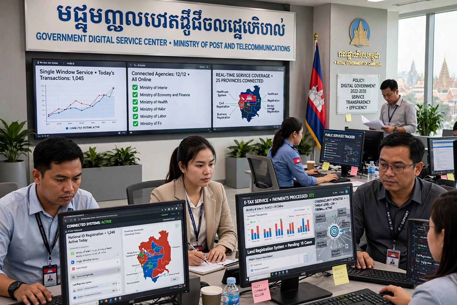 Across Cambodia’s Digital Gateways, Small Businesses Move Toward a More Connected Government Service Landscape Across Cambodia’s Digital Gateways, Small Businesses Move Toward a More Connected Government Service Landscape
