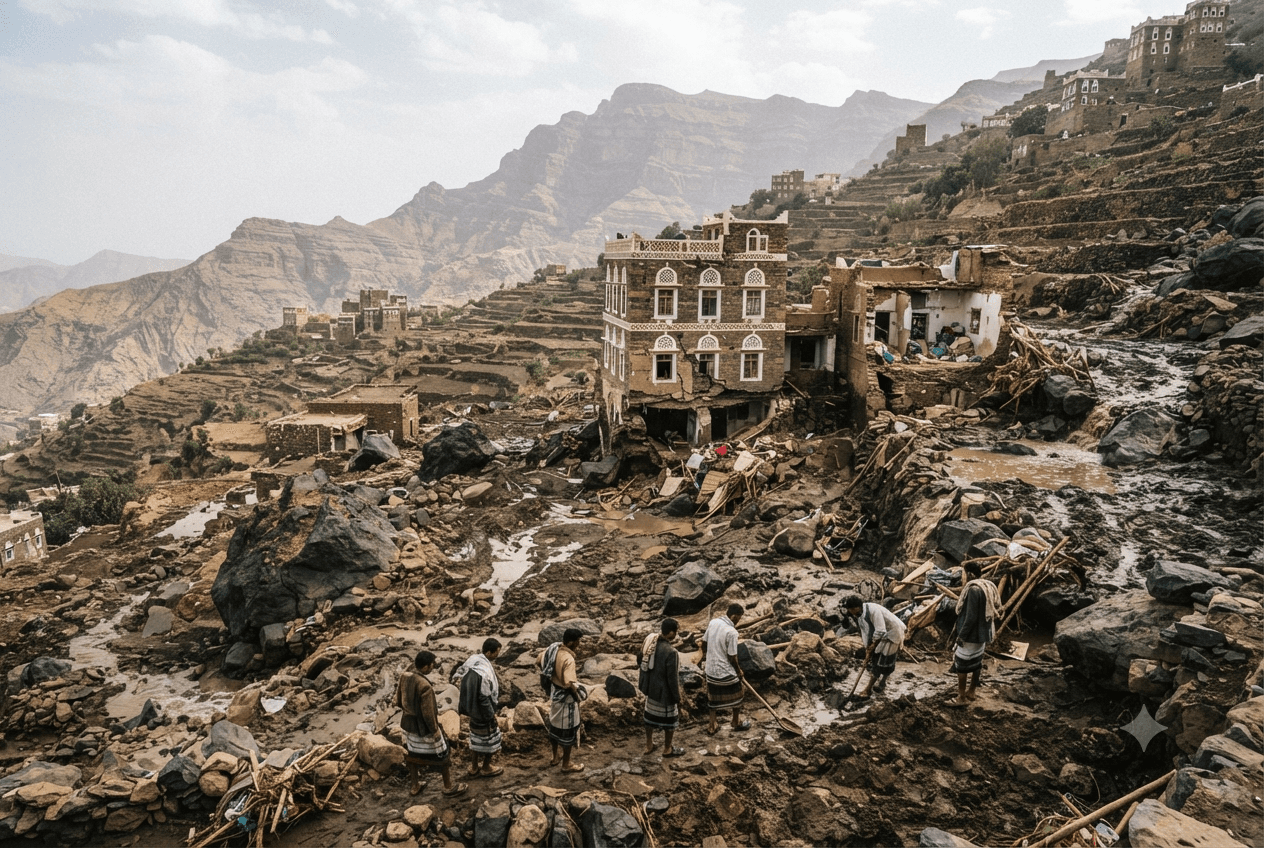 Yemen Village Tragedy: Six Confirmed Dead After Massive Landslide Destroys Remote Mountain Settlement Today Yemen Village Tragedy: Six Confirmed Dead After Massive Landslide Destroys Remote Mountain Settlement Today