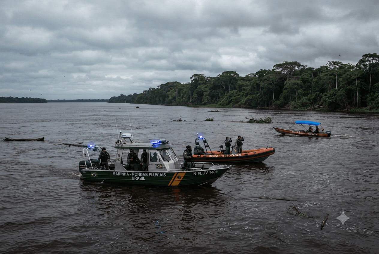 Boat Sinks in Amazon River: Rescue Operations Underway for Four Missing Passengers This Morning Boat Sinks in Amazon River: Rescue Operations Underway for Four Missing Passengers This Morning