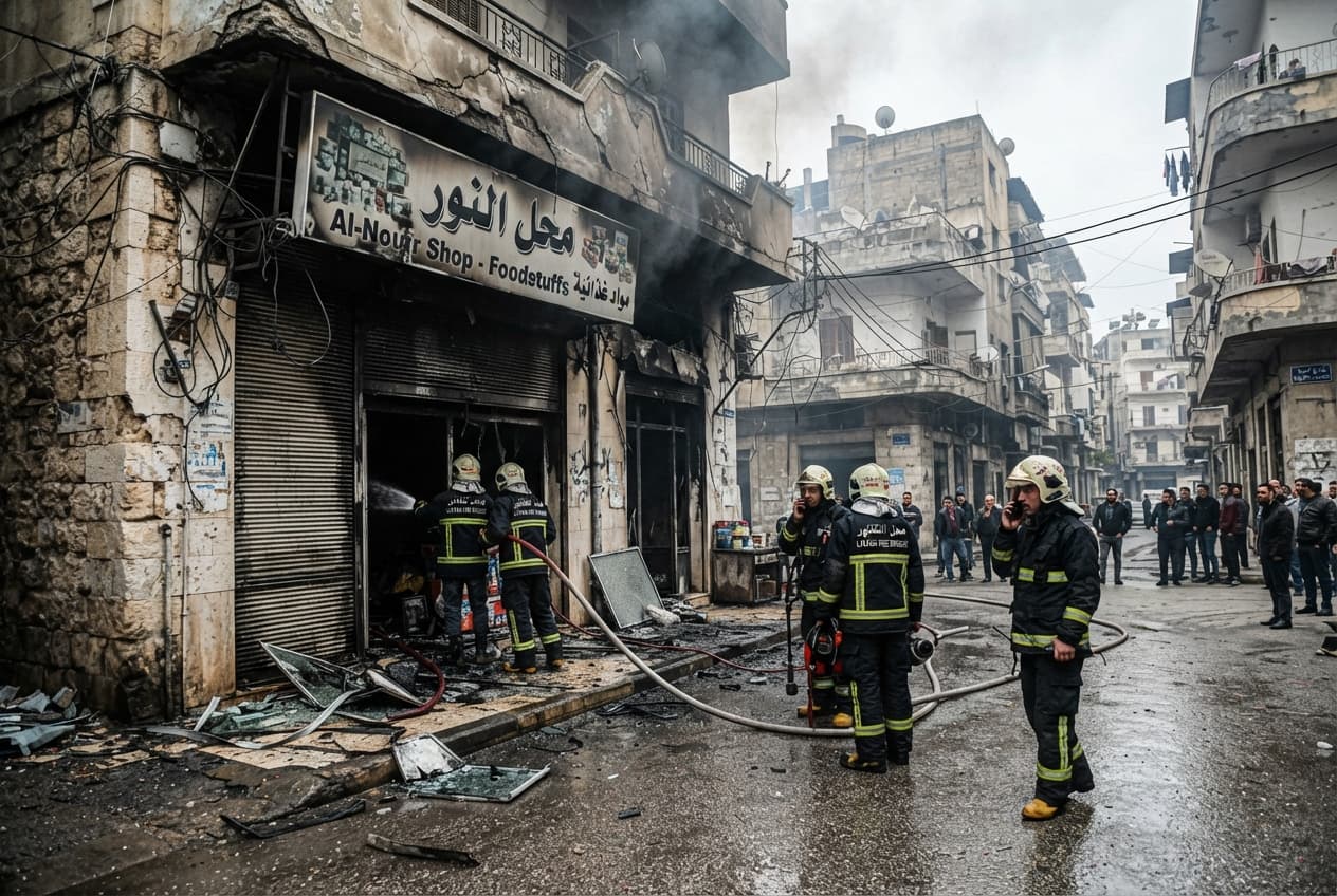 Bakery Shop Explosion in Latakia: Gas Cylinder Failure Leaves Four Wounded in Dense Commercial District Bakery Shop Explosion in Latakia: Gas Cylinder Failure Leaves Four Wounded in Dense Commercial District