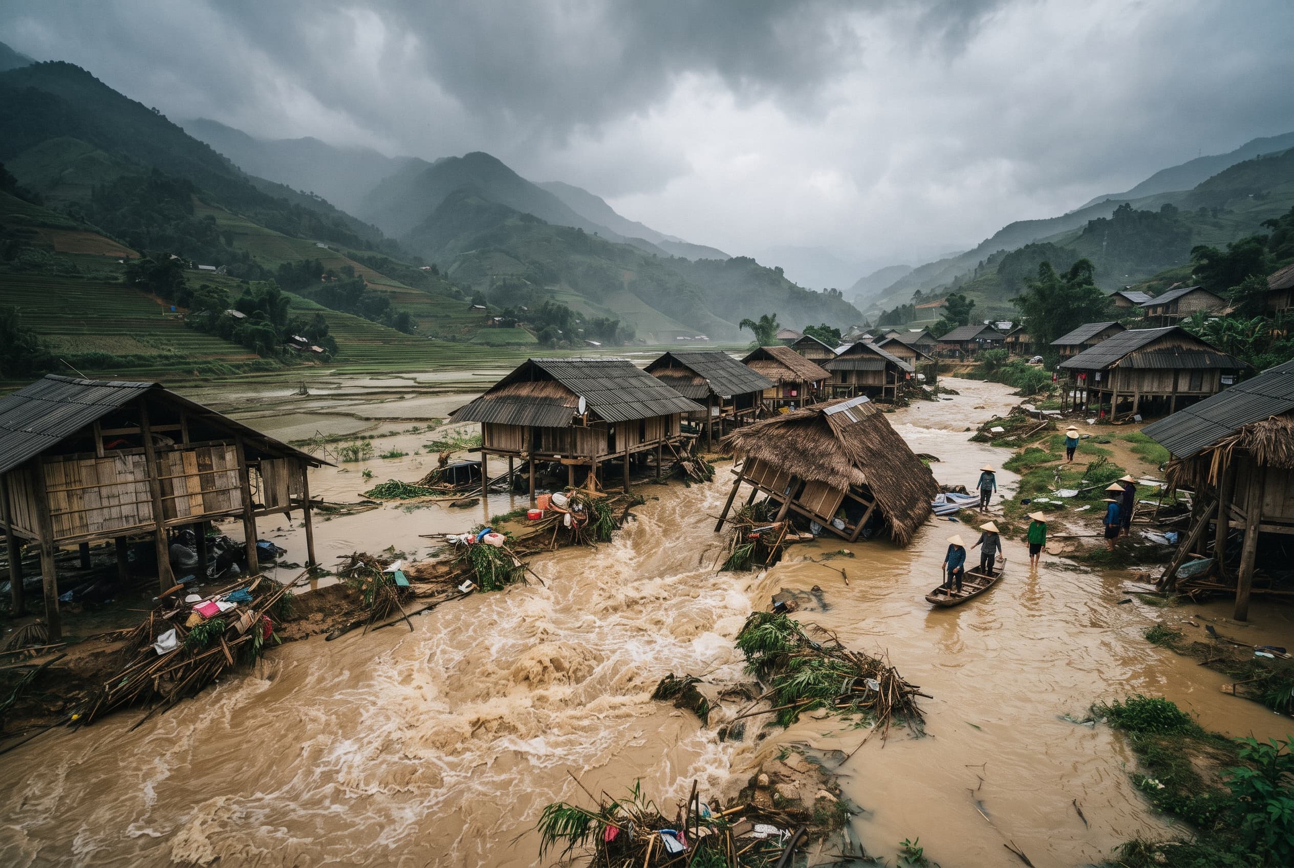 Flash Floods in Ha Giang: Torrential Rains Devastate Mountain Village, Leaving Four Dead Flash Floods in Ha Giang: Torrential Rains Devastate Mountain Village, Leaving Four Dead