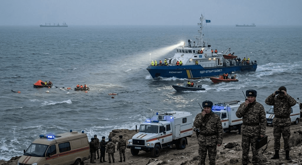 Tragedy in the Caspian: 5 Military Officers Detained After 14 Die in Kazakh Naval Exercise Tragedy in the Caspian: 5 Military Officers Detained After 14 Die in Kazakh Naval Exercise