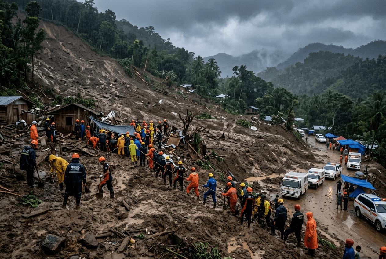 Typhoon Bavi Aftermath: Landslide In Sarangani Claims Ten Lives As Rescue Operations Remain Active Typhoon Bavi Aftermath: Landslide In Sarangani Claims Ten Lives As Rescue Operations Remain Active
