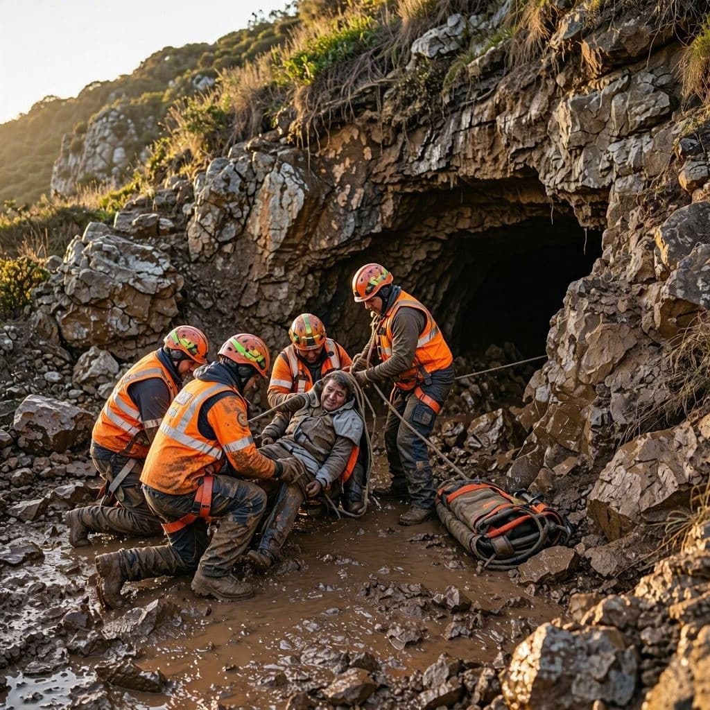 Seven days underground: A miracle in the mountains. Seven days underground: A miracle in the mountains.