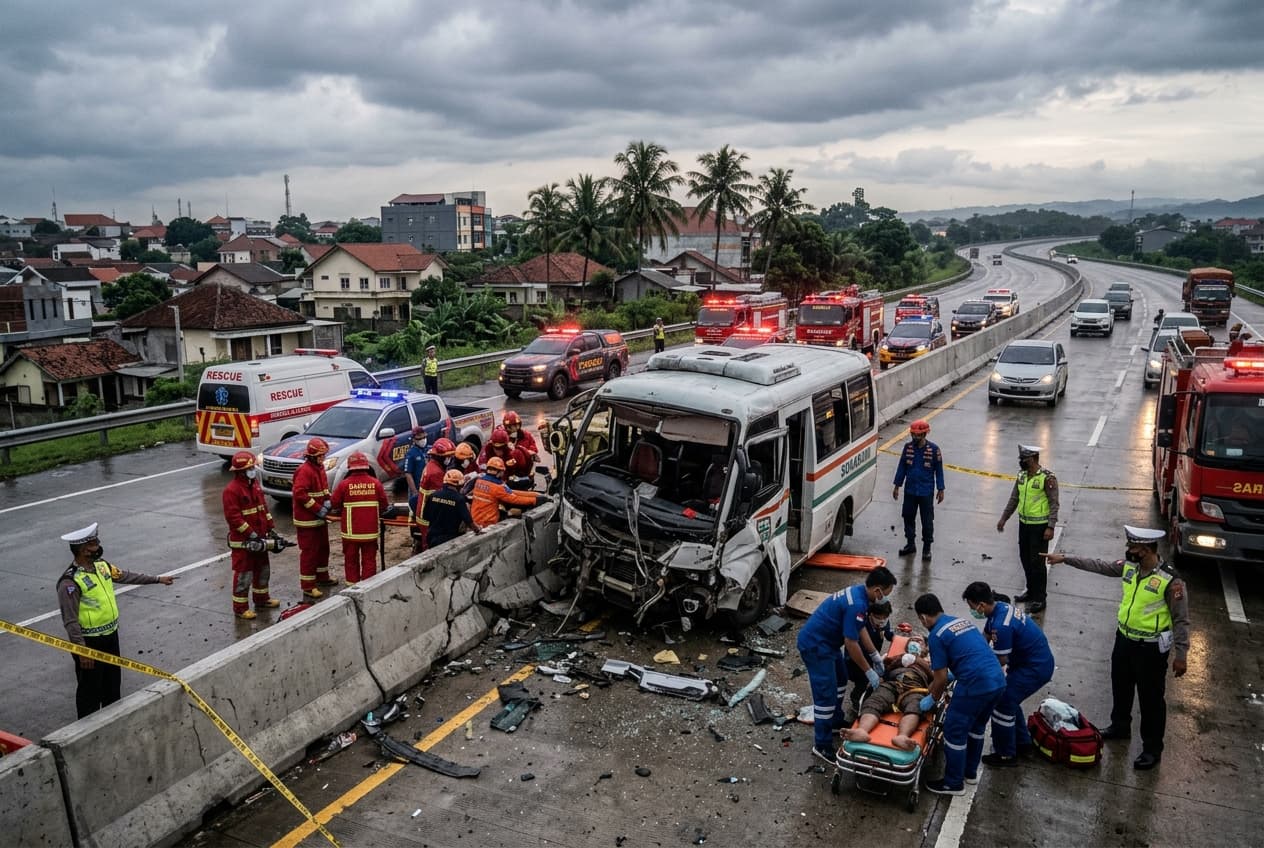 Cairo Microbus Tragedy: Four Passengers Dead After Speeding Vehicle Hits Barrier on Ring Road Cairo Microbus Tragedy: Four Passengers Dead After Speeding Vehicle Hits Barrier on Ring Road