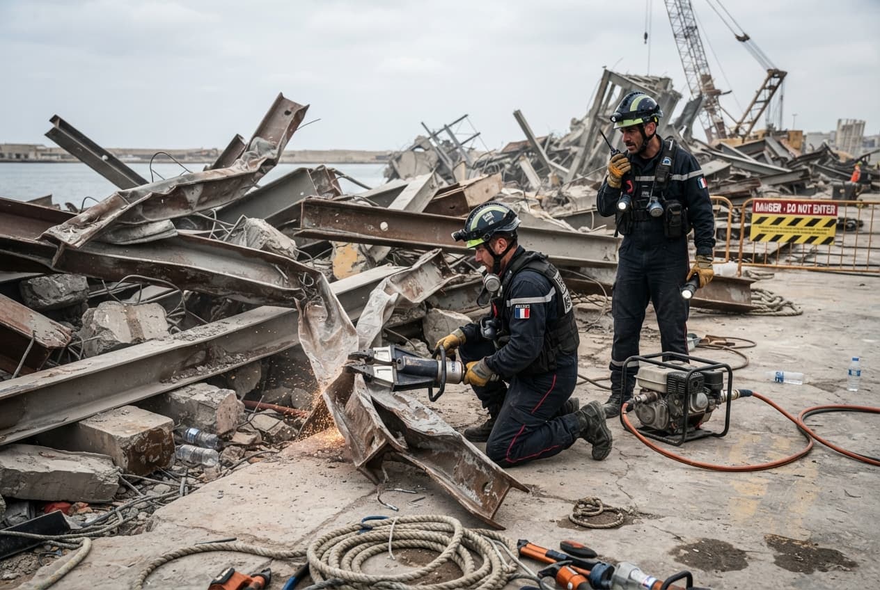 Port Crane Catastrophe: Structural Collapse Crushes Dockworkers And Halts Operations Across Marseille Harbor Port Crane Catastrophe: Structural Collapse Crushes Dockworkers And Halts Operations Across Marseille Harbor
