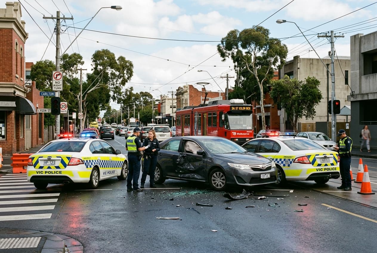 High Speed Pursuit Ends With Multi Vehicle Collision, Police Arrest Fleeing Driver In Brisbane High Speed Pursuit Ends With Multi Vehicle Collision, Police Arrest Fleeing Driver In Brisbane