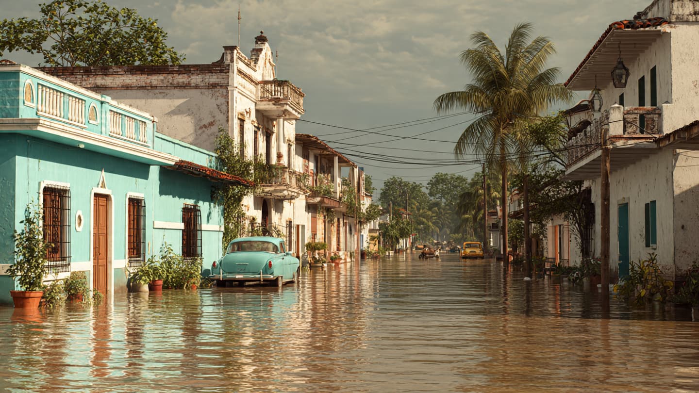 Between Overflowing Streets And Darkened Shelters, Southern Mexican Communities Faced Relentless Flooding Yesterday Morning Between Overflowing Streets And Darkened Shelters, Southern Mexican Communities Faced Relentless Flooding Yesterday Morning