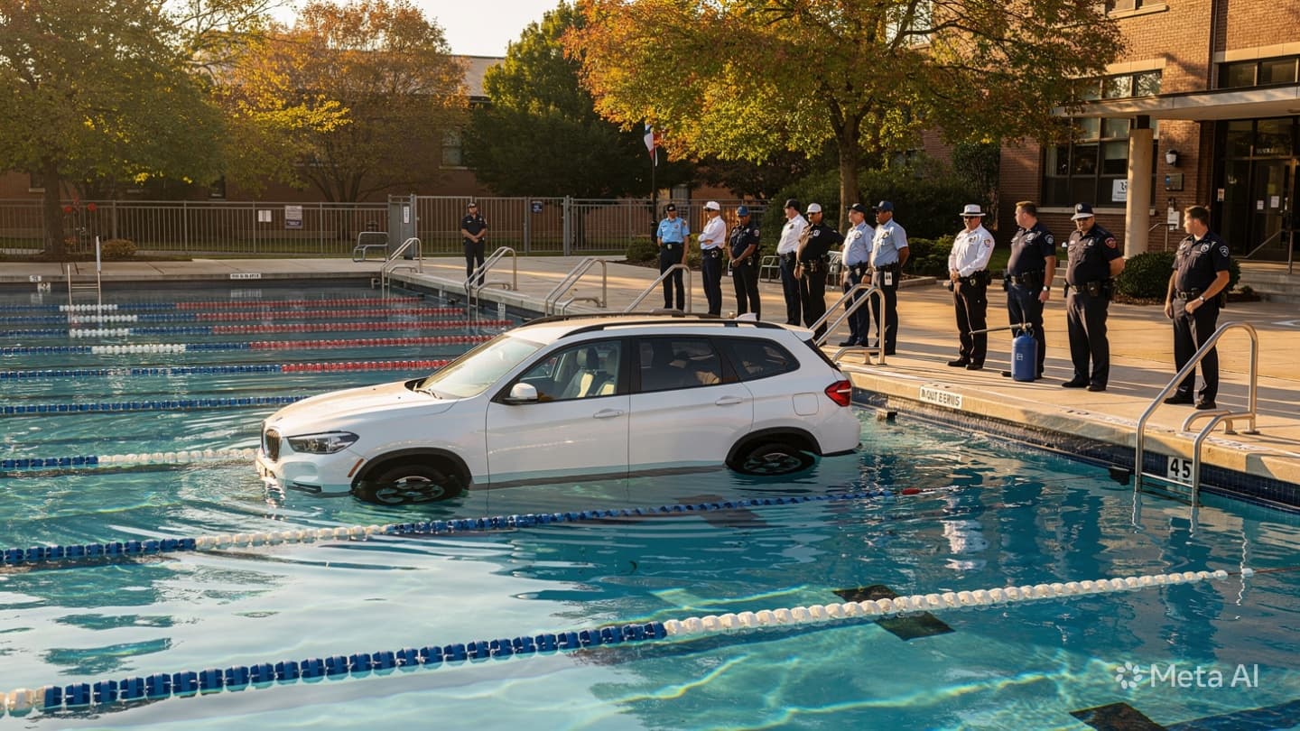 Campus Pool Crash: Man Faces Investigation After Driving SUV Into Chulalongkorn University Swimming Pool Campus Pool Crash: Man Faces Investigation After Driving SUV Into Chulalongkorn University Swimming Pool