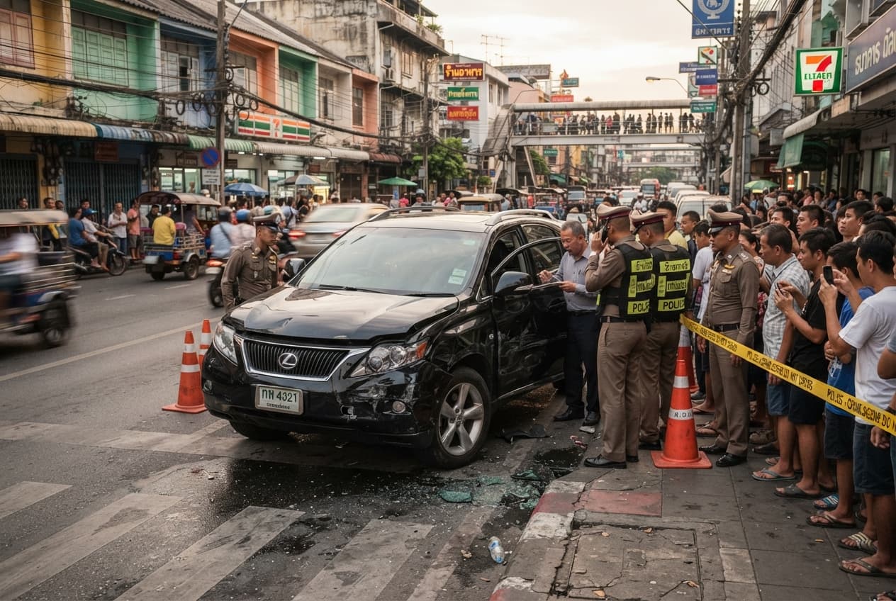 Reckless Driving Claims Life: Jeep Driver Arrested on Street 271 in Phnom Penh Reckless Driving Claims Life: Jeep Driver Arrested on Street 271 in Phnom Penh