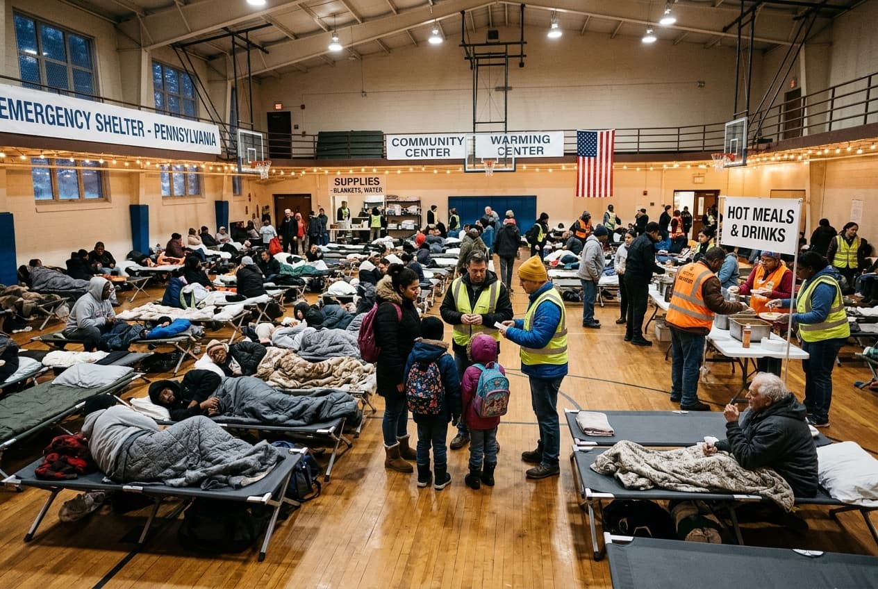 Early Frost And Strong Winds Lash Pennsylvania, Shelters Activated, Officials Warn Of Outages Early Frost And Strong Winds Lash Pennsylvania, Shelters Activated, Officials Warn Of Outages