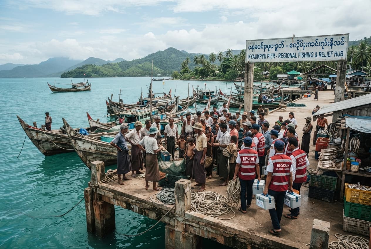 Passenger Motorboat Capsizes Offshore: Six Fishermen Drowned in Rough Currents off Rakhine Coast Passenger Motorboat Capsizes Offshore: Six Fishermen Drowned in Rough Currents off Rakhine Coast