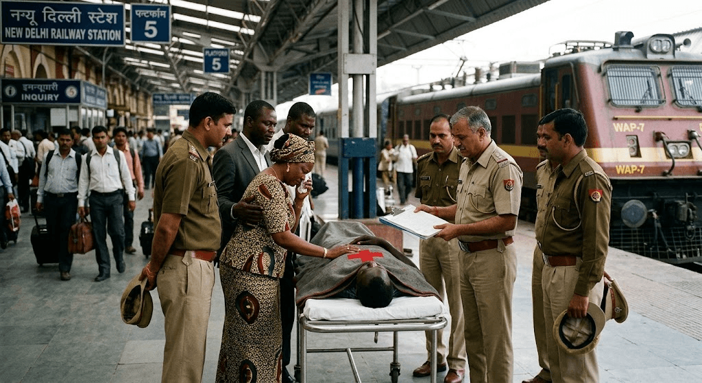 Tragedy at the Station: Nigerian National Dies Following Detention in India Tragedy at the Station: Nigerian National Dies Following Detention in India