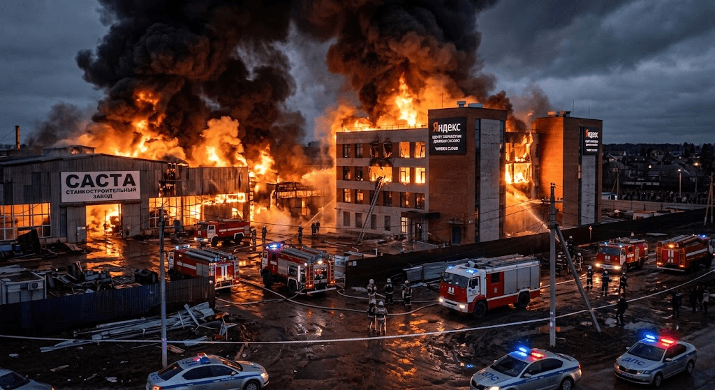 Drones Strike Russian Tech Hub: Fires Rage at Yandex Data Center and Shasta Plant Drones Strike Russian Tech Hub: Fires Rage at Yandex Data Center and Shasta Plant
