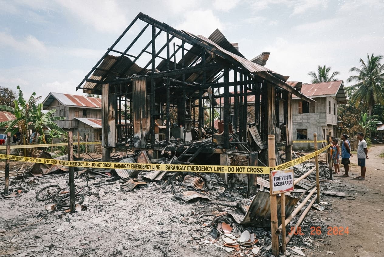 House Fire Catastrophe: Two Children Dead, Elderly Relative Hospitalized in Mindoro Province House Fire Catastrophe: Two Children Dead, Elderly Relative Hospitalized in Mindoro Province