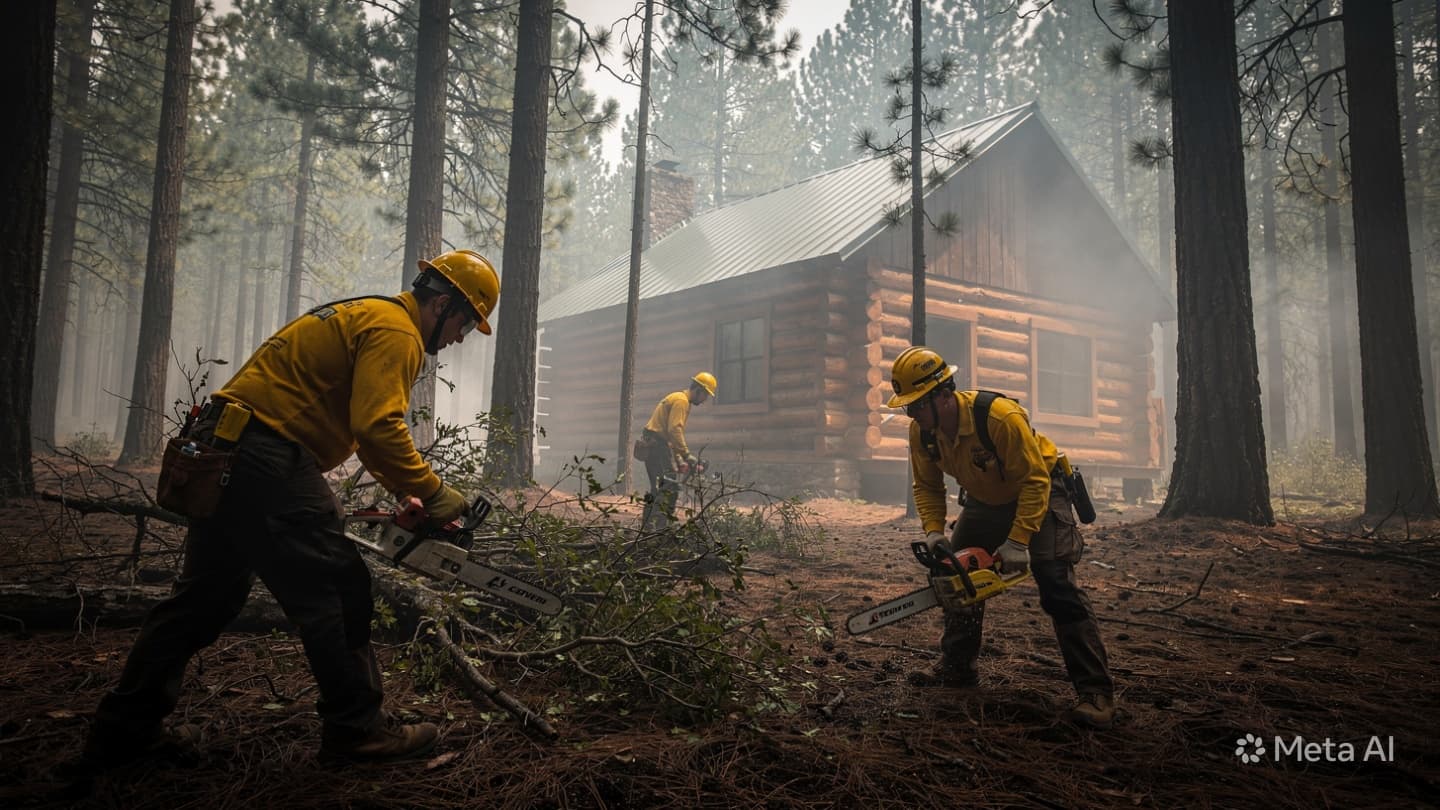 Seven Cabins Fire Damage: Hundreds of Firefighters Battle Active Blazes Near Threatened New Mexico Properties Seven Cabins Fire Damage: Hundreds of Firefighters Battle Active Blazes Near Threatened New Mexico Properties