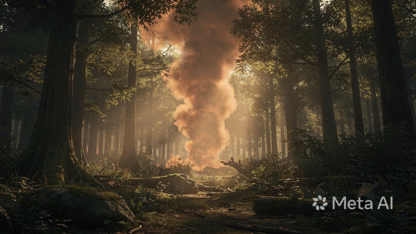 When the Forest Speaks in Tongues of Flame, A Narrative of Flight and Shadow When the Forest Speaks in Tongues of Flame, A Narrative of Flight and Shadow