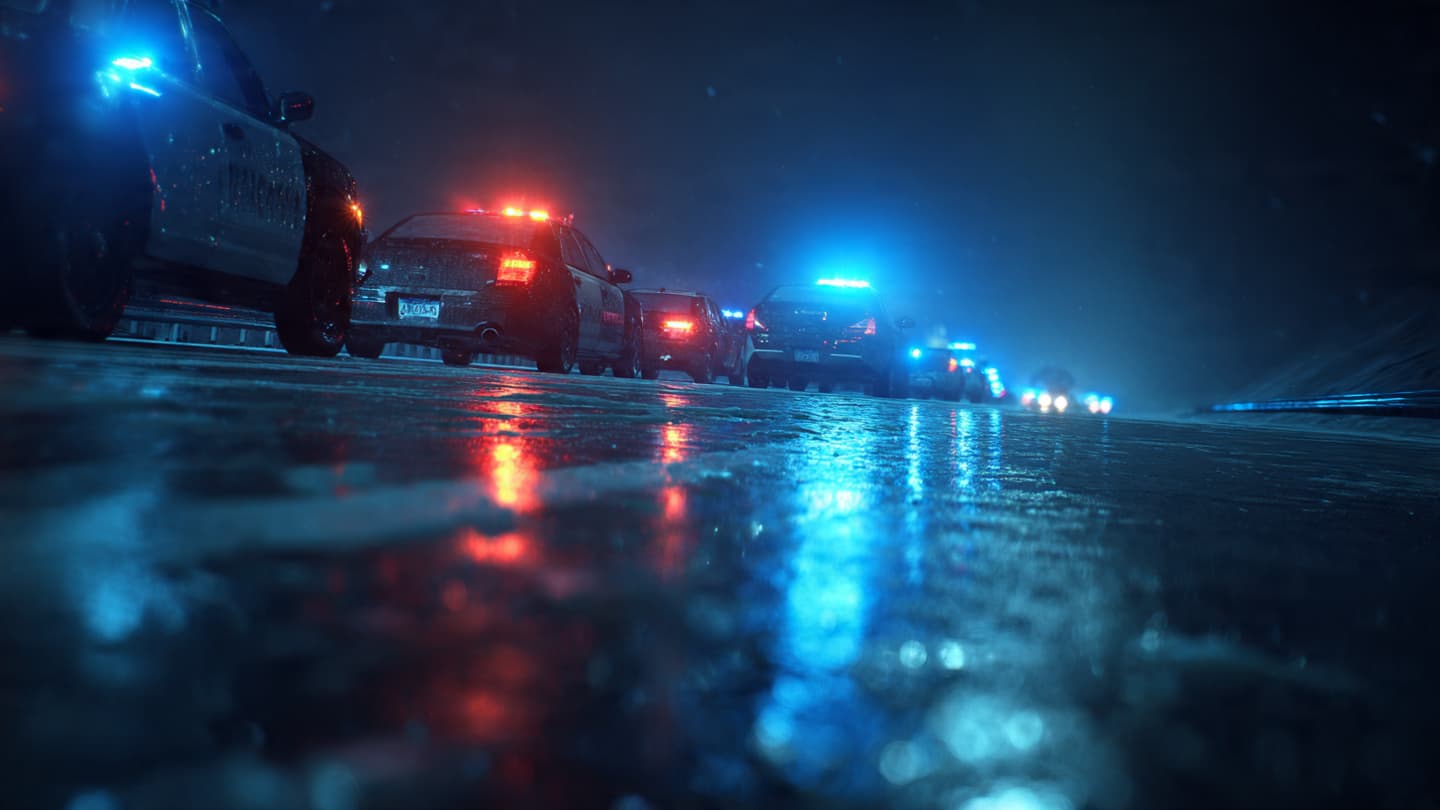 When the Mirror of Winter Descends Upon the Fast Lanes of the Bavarian Night When the Mirror of Winter Descends Upon the Fast Lanes of the Bavarian Night