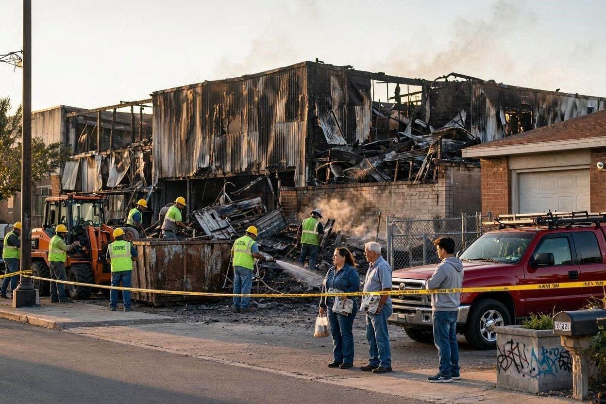 After the Flames Fade, One Neighborhood Faces an Unseen Battle With the Air After the Flames Fade, One Neighborhood Faces an Unseen Battle With the Air