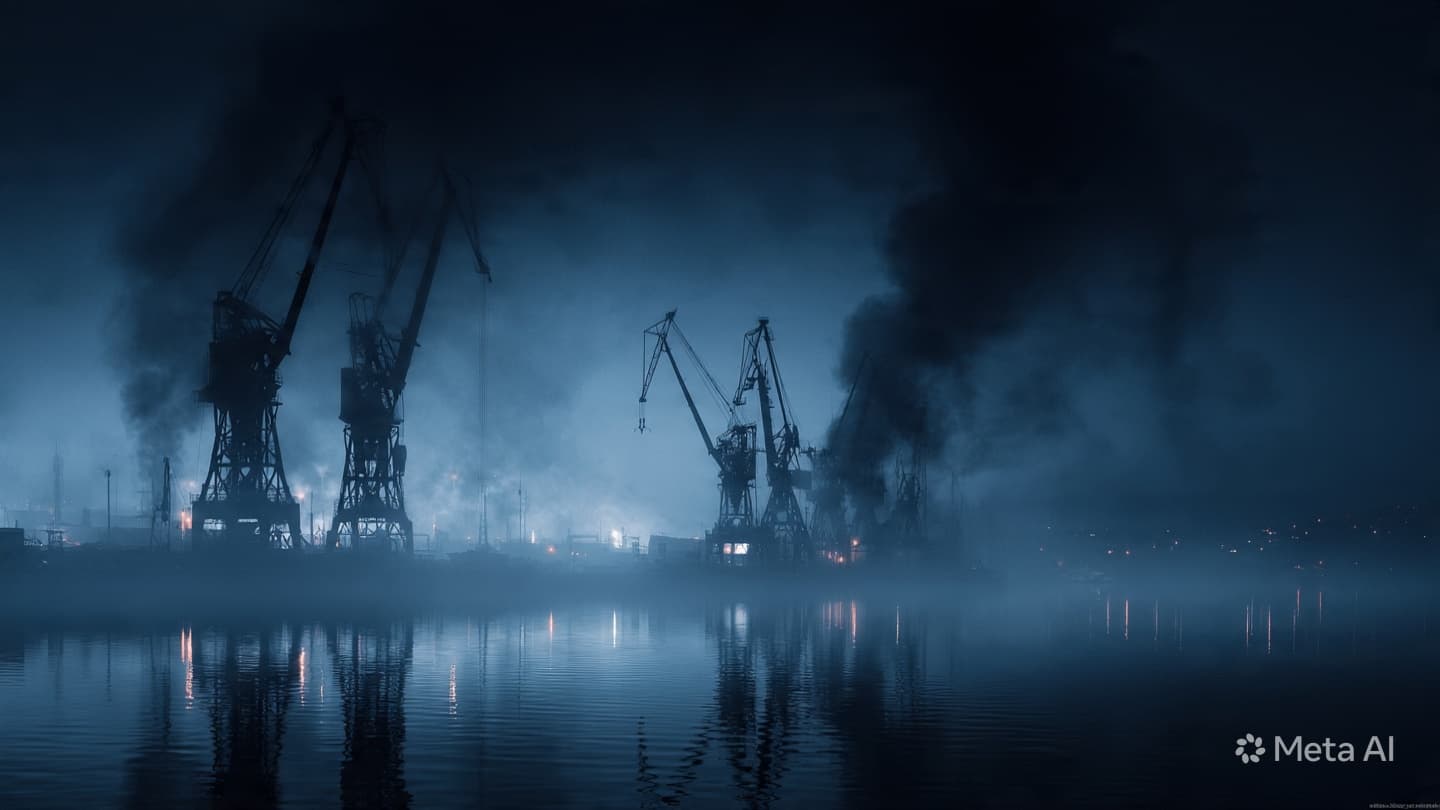 Through the Heavy Shadows of the Coastline: The Quiet Aftermath of Nighttime Fire Through the Heavy Shadows of the Coastline: The Quiet Aftermath of Nighttime Fire