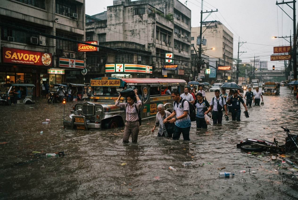 Urban Drainage Failure: Flash Floods Overwhelm Regional Metros Leaving Six Dead Amid Monsoon Rains Urban Drainage Failure: Flash Floods Overwhelm Regional Metros Leaving Six Dead Amid Monsoon Rains