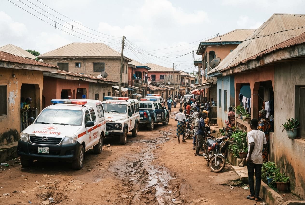 Residential Inferno Tragedy: Overnight House Fire Kills Mother And Four Children In Nigeria Residential Inferno Tragedy: Overnight House Fire Kills Mother And Four Children In Nigeria