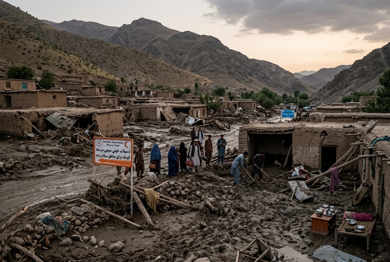 Northern Afghanistan Flood Disaster: Flash Floods Trigger Landslide, Six Dead, Homes Destroyed In Mountain Villages Northern Afghanistan Flood Disaster: Flash Floods Trigger Landslide, Six Dead, Homes Destroyed In Mountain Villages