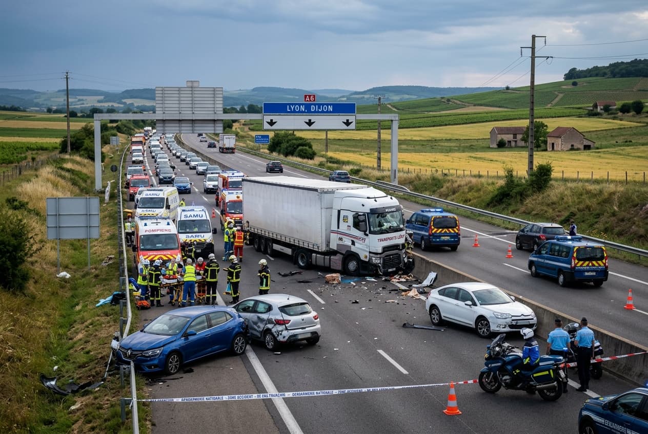 France Highway Horror as Lorry Crashes: Two Critically Injured, Lanes Closed After High-Speed Impact Near Paris France Highway Horror as Lorry Crashes: Two Critically Injured, Lanes Closed After High-Speed Impact Near Paris