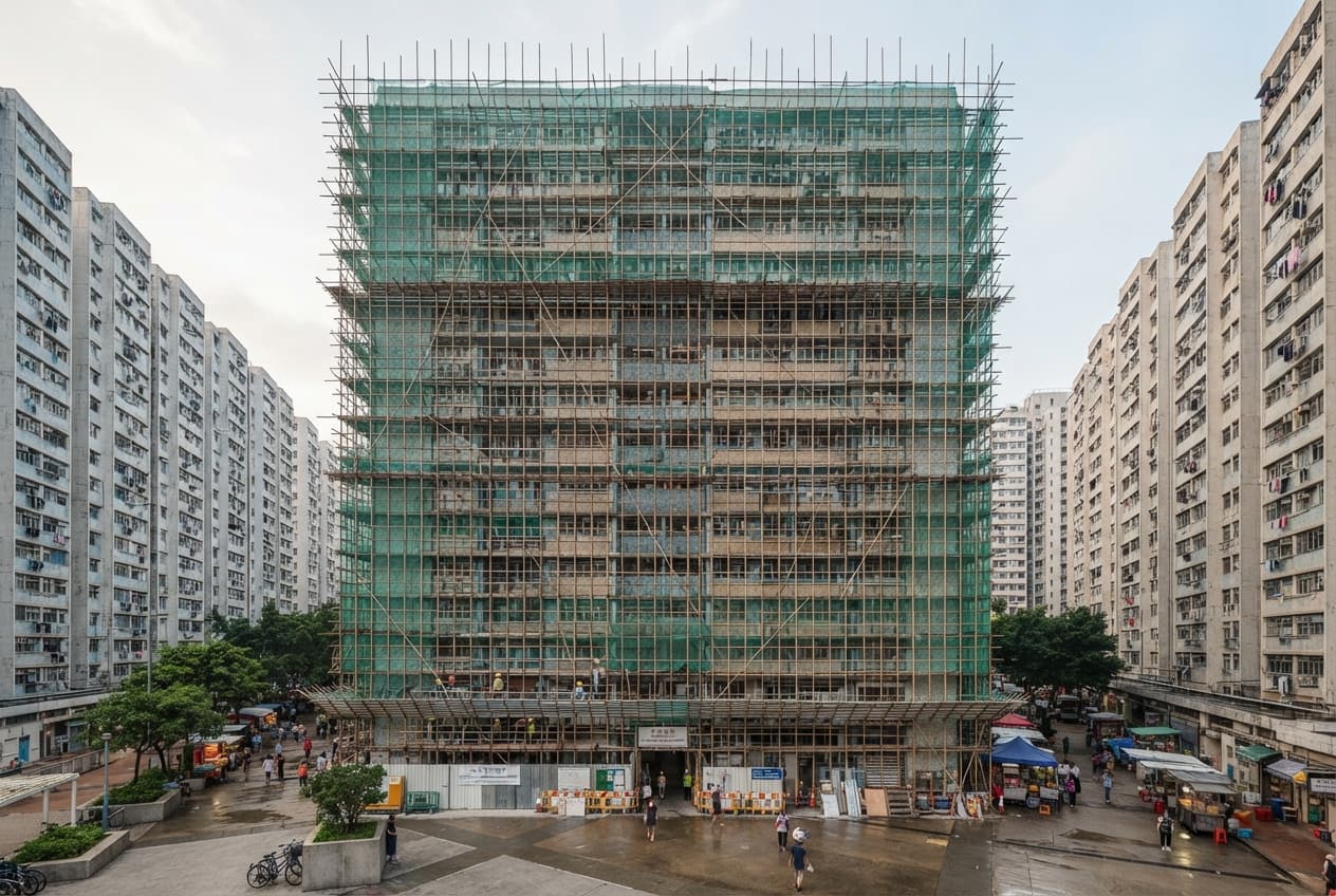 Sha Tin Fall from Height: Worker Succumbs to Fatal Injuries After Plunging During Residential Facade Maintenance Sha Tin Fall from Height: Worker Succumbs to Fatal Injuries After Plunging During Residential Facade Maintenance