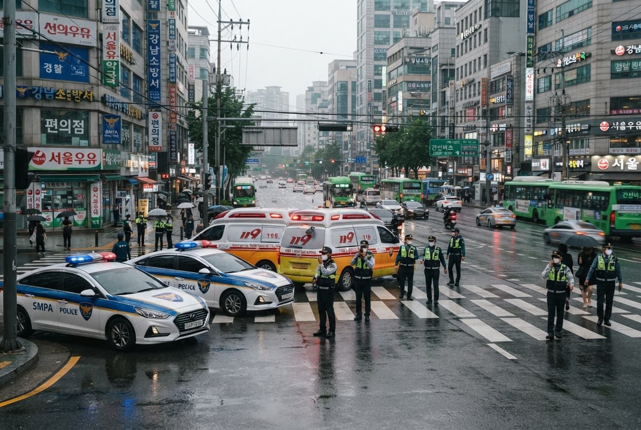 Seoul Pedestrian Crossing Tragedy: Speeding Delivery Truck Kills Nine-Year-Old Child Seoul Pedestrian Crossing Tragedy: Speeding Delivery Truck Kills Nine-Year-Old Child