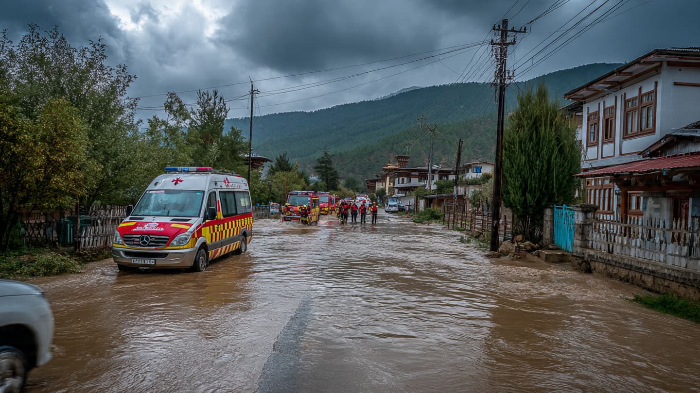 Between Mountain Rainfall and Narrow Riverbanks, Bhutan’s Southern Communities Confront Encroaching Floodwaters Between Mountain Rainfall and Narrow Riverbanks, Bhutan’s Southern Communities Confront Encroaching Floodwaters