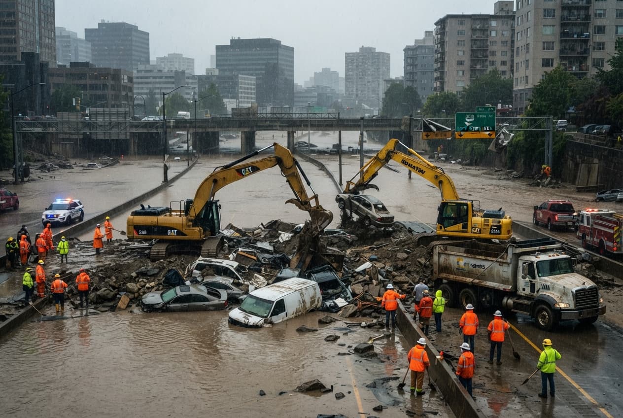 Weather Disaster, Venezuela: Heavy Downpours Send Mud and Debris Tumbling Through Vulnerable Capital Outskirts Weather Disaster, Venezuela: Heavy Downpours Send Mud and Debris Tumbling Through Vulnerable Capital Outskirts